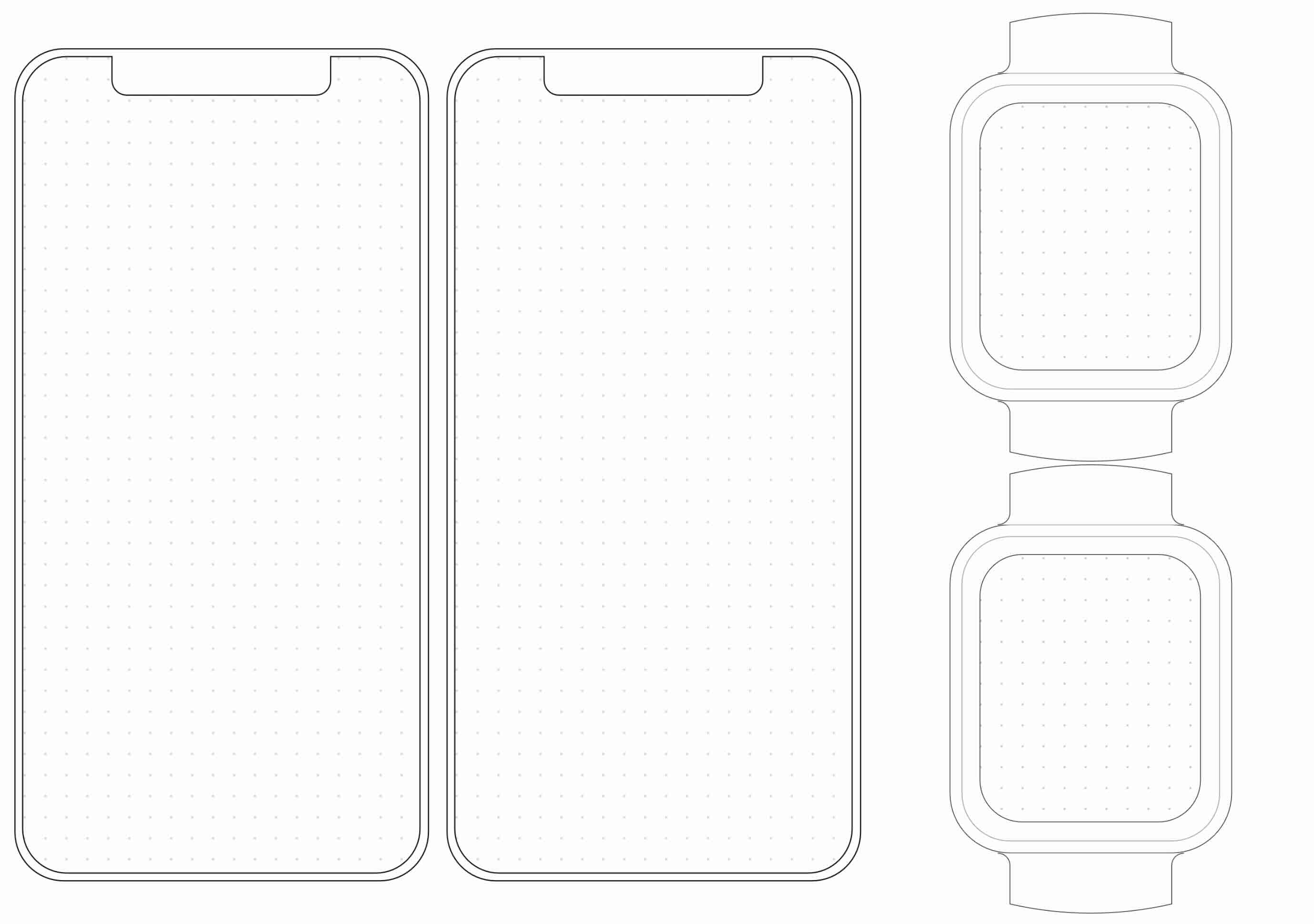 Printable mockup sheet